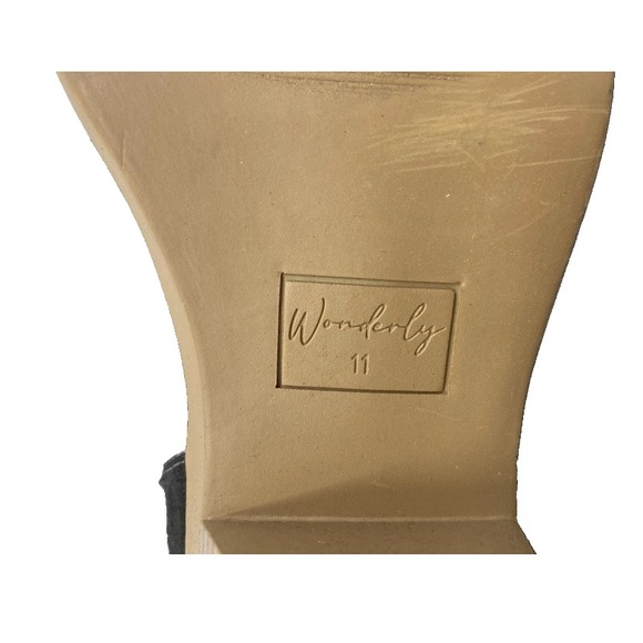 Women Black Pointed Toe Suede WONDERLY Cowgirl Boots​ 11 - Picture 4 of 5